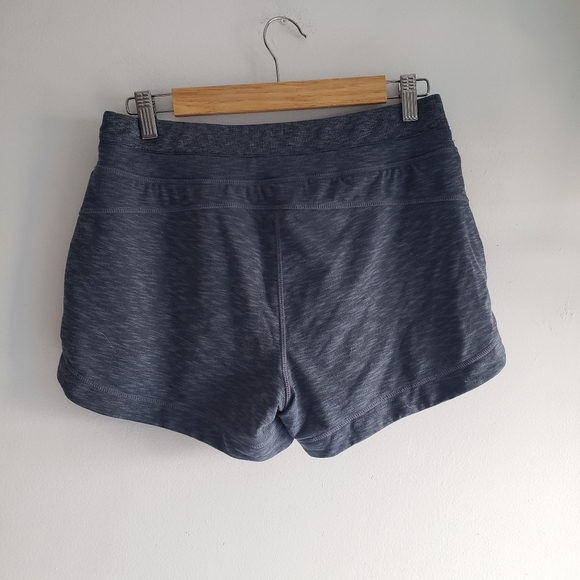 Athleta Techie Terry Jersey Shorts Gray Spacedye Womens Small - Picture 4 of 8